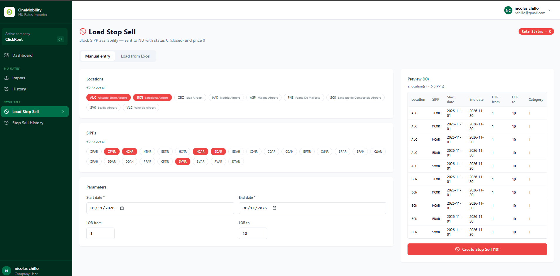 Block Categories Without Touching Rates